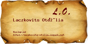 Laczkovits Otília névjegykártya